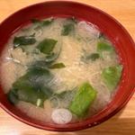 味噌汁(やきとり酒蔵 庄助本店)