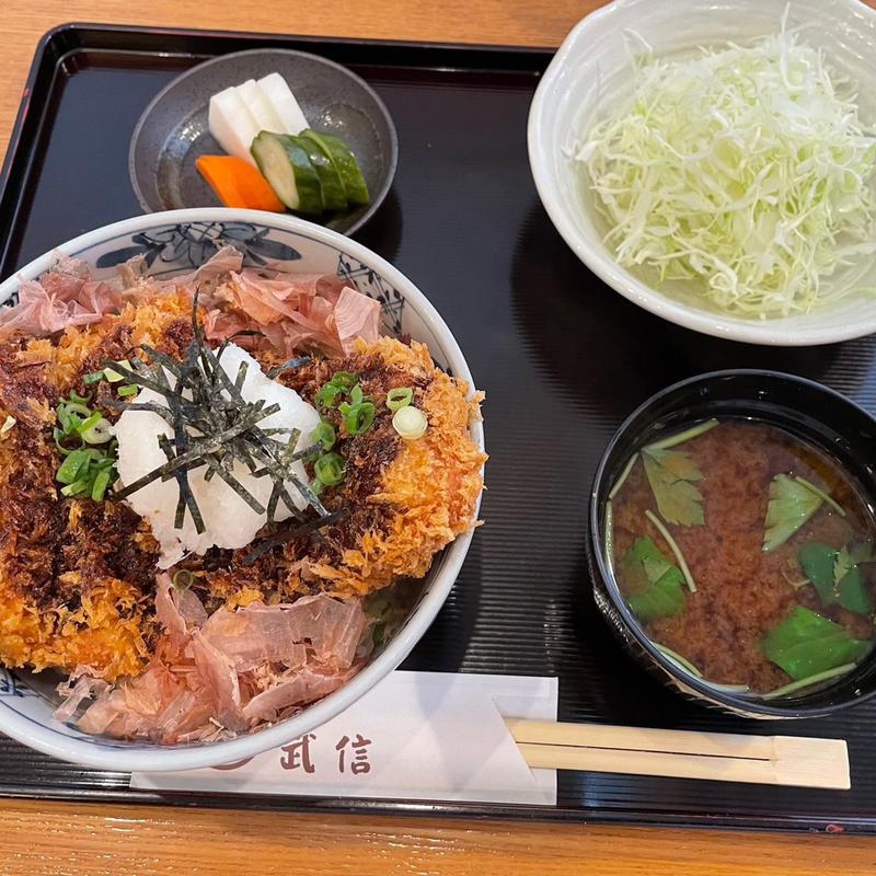 醤油かつ丼(松)(とんかつ武信 生田店)