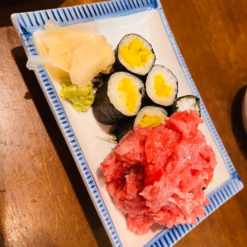 本まぐろたく巻き(酒場恩人)