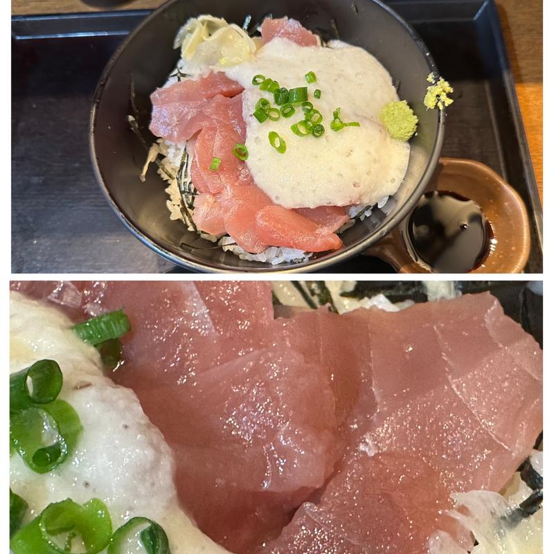 まぐろ山かけ丼(鮪市場 小田急海老名駅店)