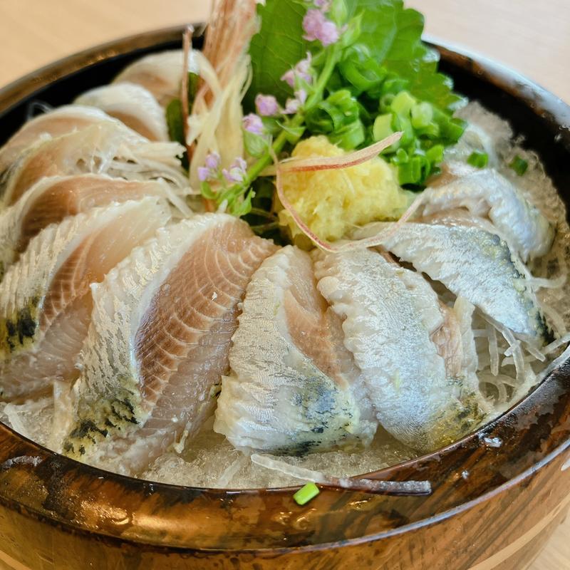 旨いわしの刺身(北海道生まれ和食処とんでん 北鎌倉店)