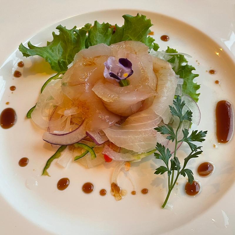 旬のお魚「カルパッチョ」(ベル・リヴィエール )