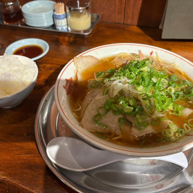 餃子セット　ライス有(神戸ラーメン 第一旭 新長田店)