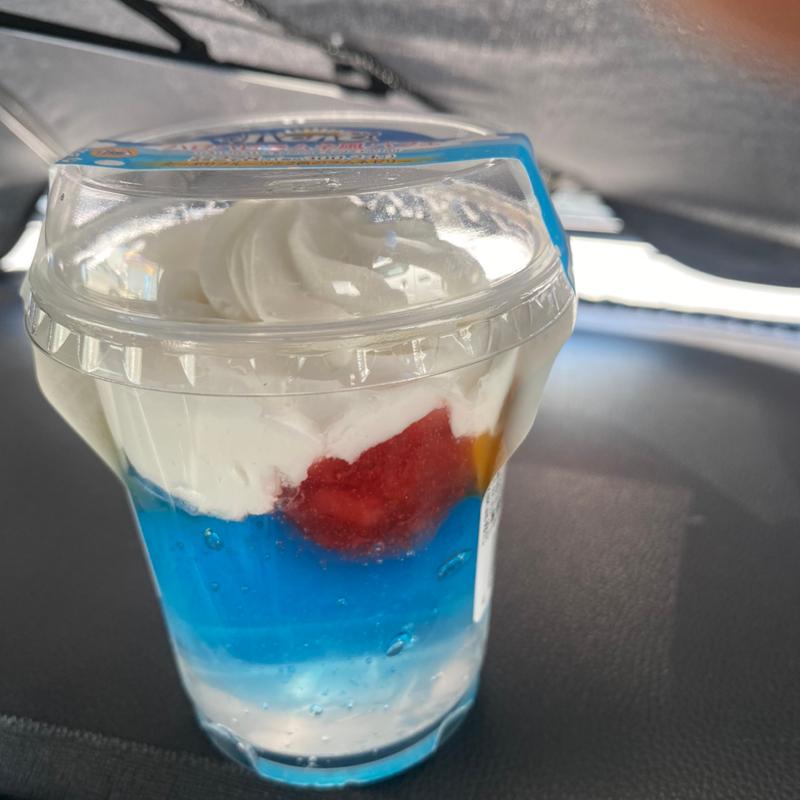 ハロハロラムネ風パフェ(ミニストップ 津島鹿伏兎町店)