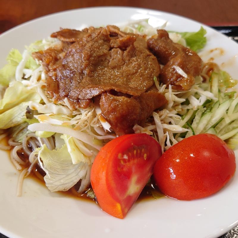 冷しスタミナ そば うどん(桝屋 そば店 （ますやそばてん）)