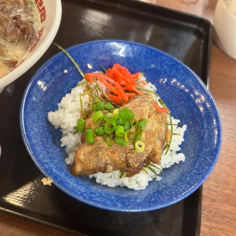 とろ肉丼セット(ラーメン屋 壱番亭 下館店 （らーめんや いちばんてい）)