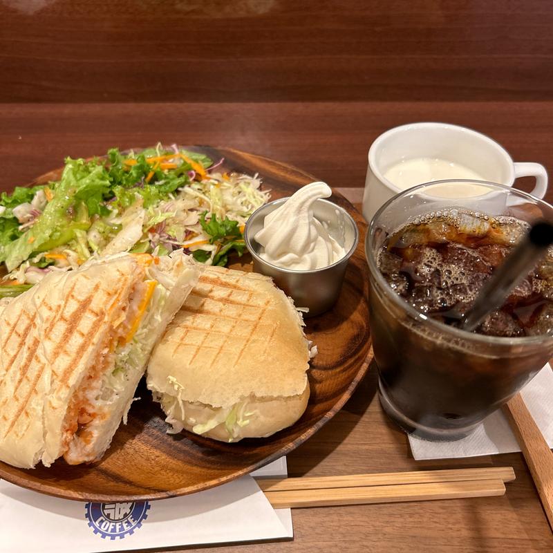 じゃがチーズ サルサソースパニーニ(マルセイコーヒー)