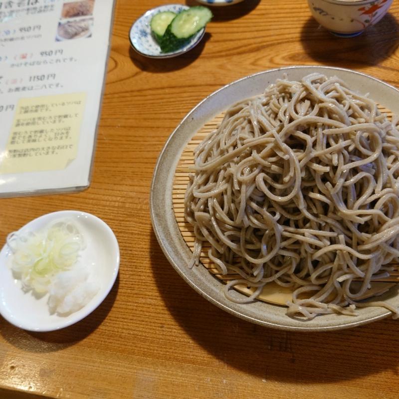 十割蕎麦大盛(雪むろそば家 小さな空 （ゆきむろそばや ちいさなそら）)