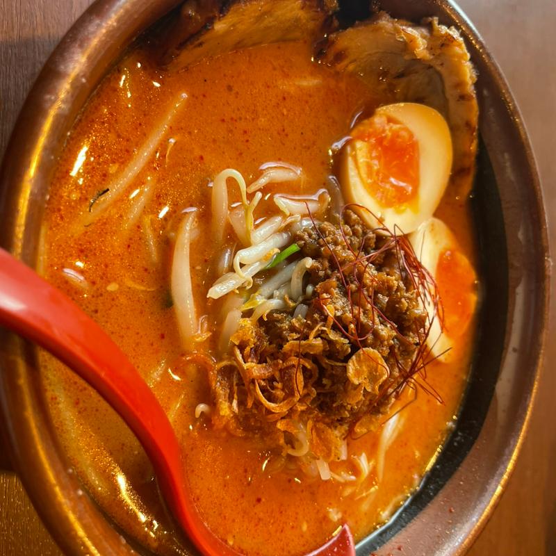 北海道　辛味噌ラーメン(麺場 田所商店 大東店)