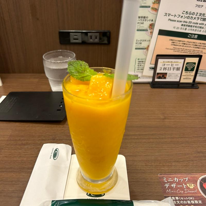 贅沢マンゴーフロスティ(珈琲館 仙台東口店 （コーヒーカン）)