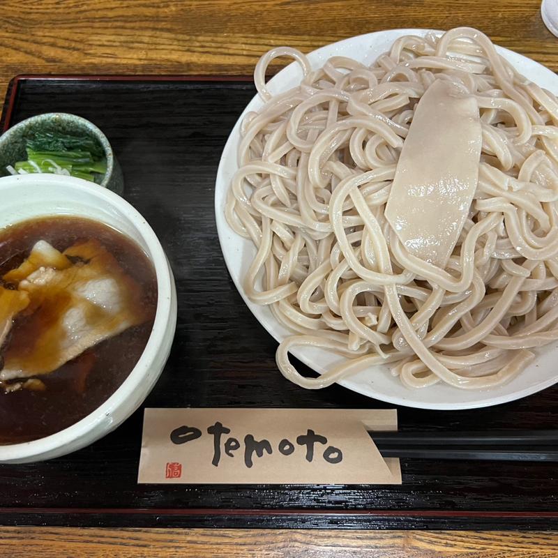 肉つけうどん中盛り(三丁目の手打うどん)