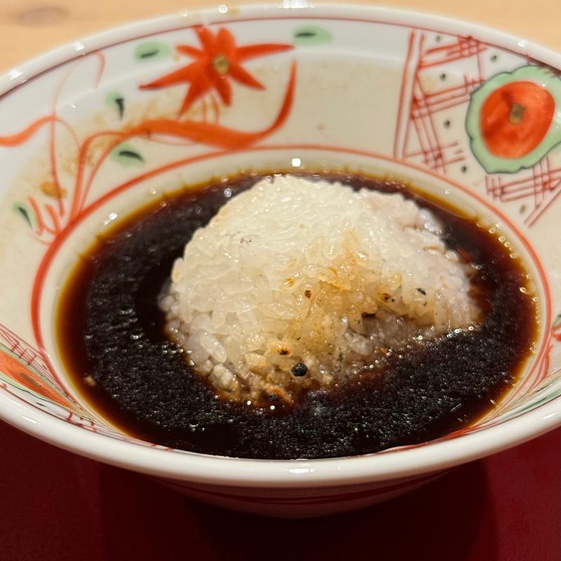 中華そば×焼きおにぎり(備長炭焼鳥 鳥しげ)