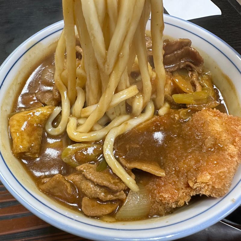 カツカレーうどん(清平)