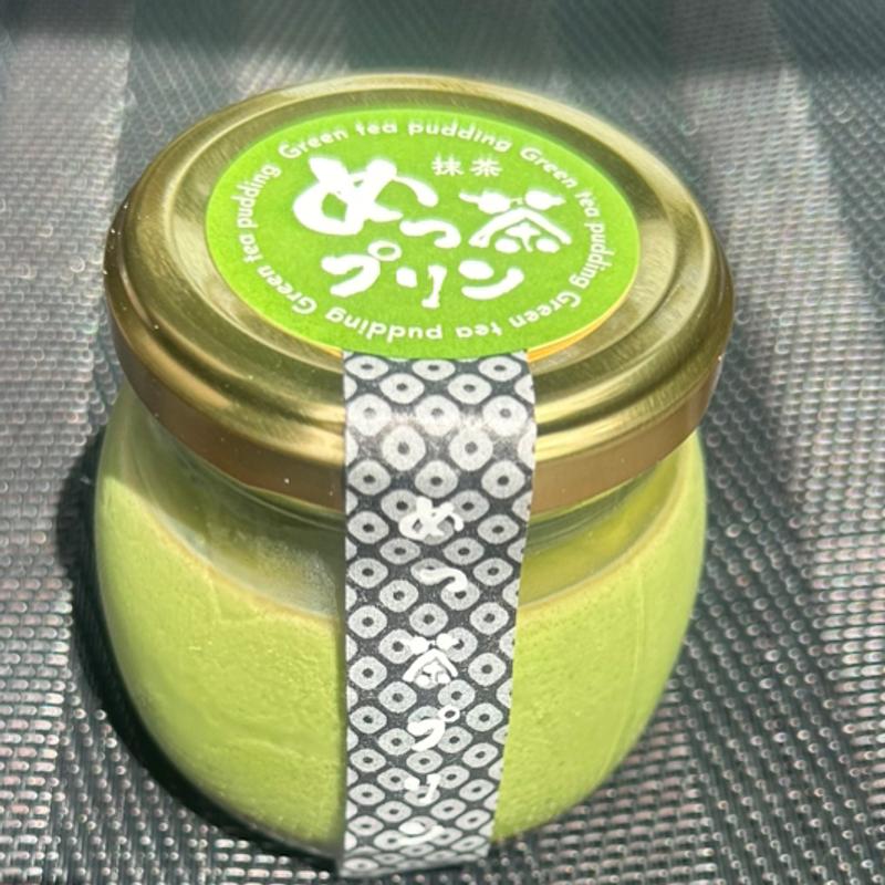 めっ茶プリン(テオテラスいでカフェ)