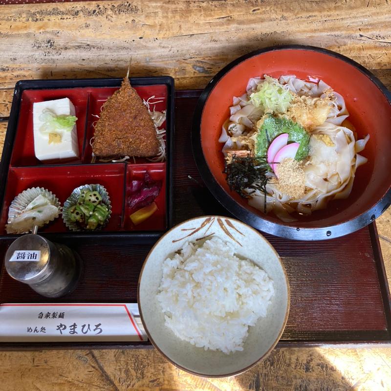 えびおろしきしめん定食(やまひろ)
