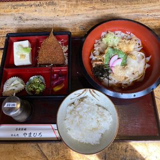 えびおろしきしめん定食(やまひろ)