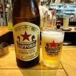 サッポロ赤星ラガー(大衆酒場 チャン栓チャン)