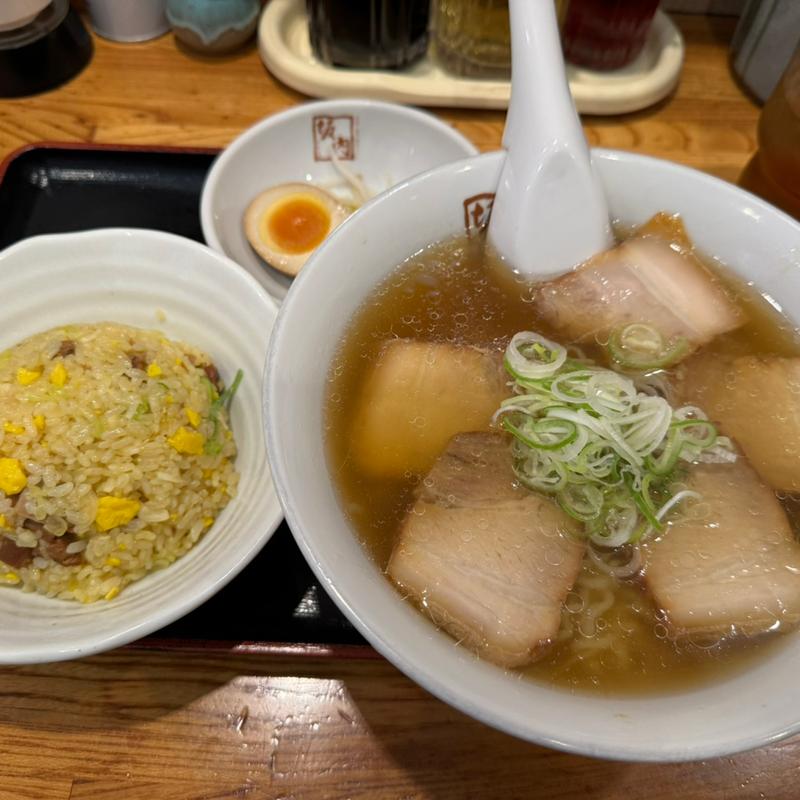半炒飯セット(喜多方ラーメン 坂内 歌舞伎町店)