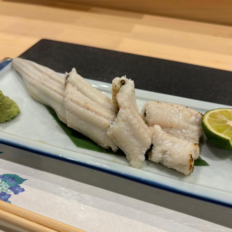 穴子の白焼き(寿司◯もと)