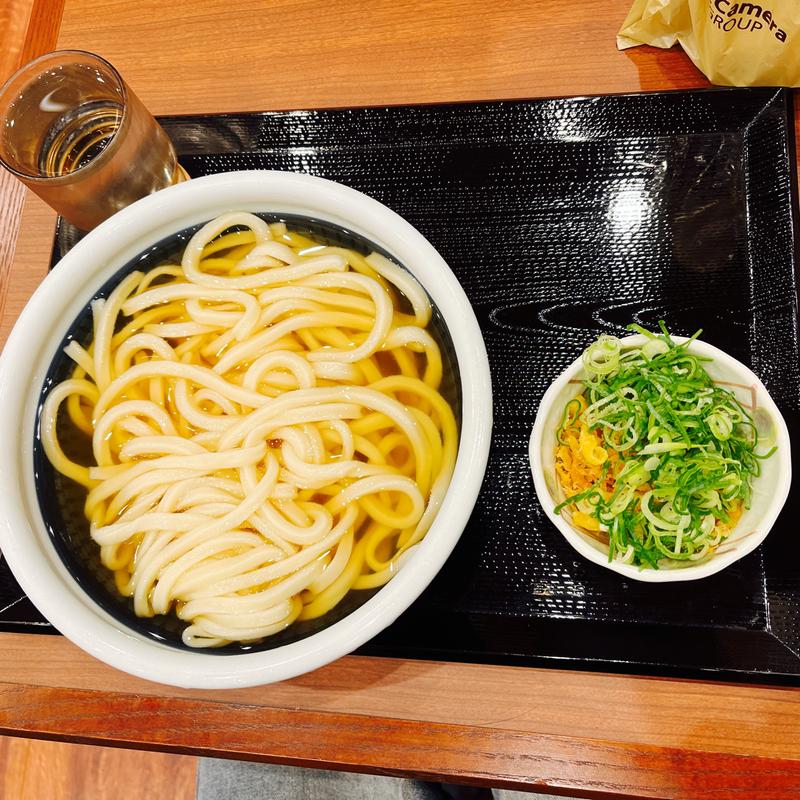 かけうどん　特(丸亀製麺CoCoLo新潟)