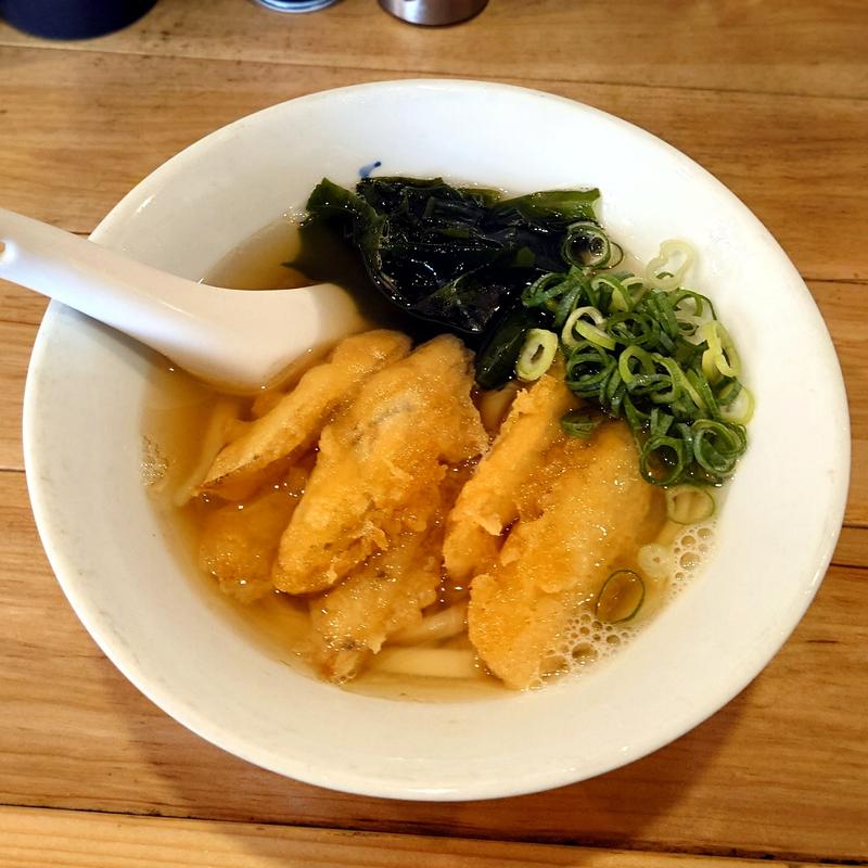 ゴボウ天うどん(粉やなぎ)