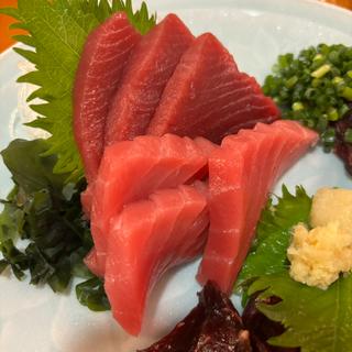 生本鮪刺し(魚の平田屋 中野坂上駅前店)