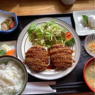 メンチカツ定食(お食事処 和がや)