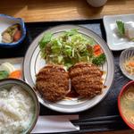 メンチカツ定食