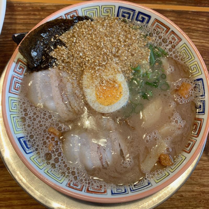 昔ラーメン並(大砲ラーメン 合川店)