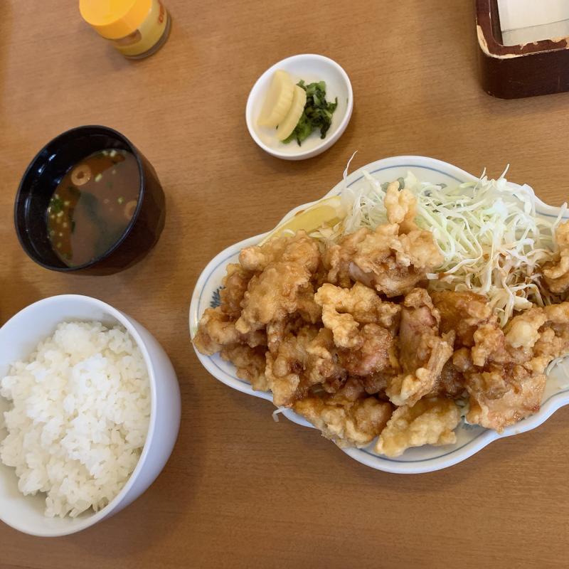 鶏天定食(グリルみつば )