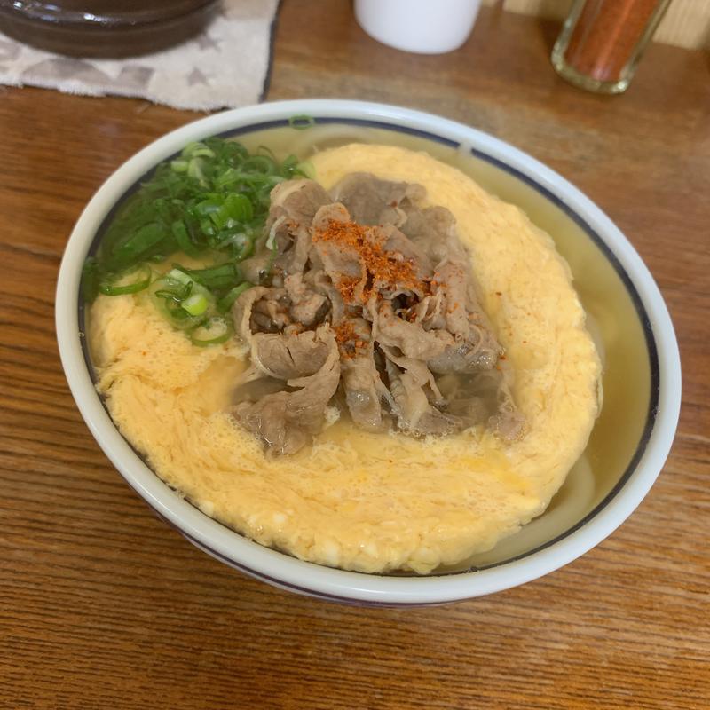 玉子とじ(三井うどん店)