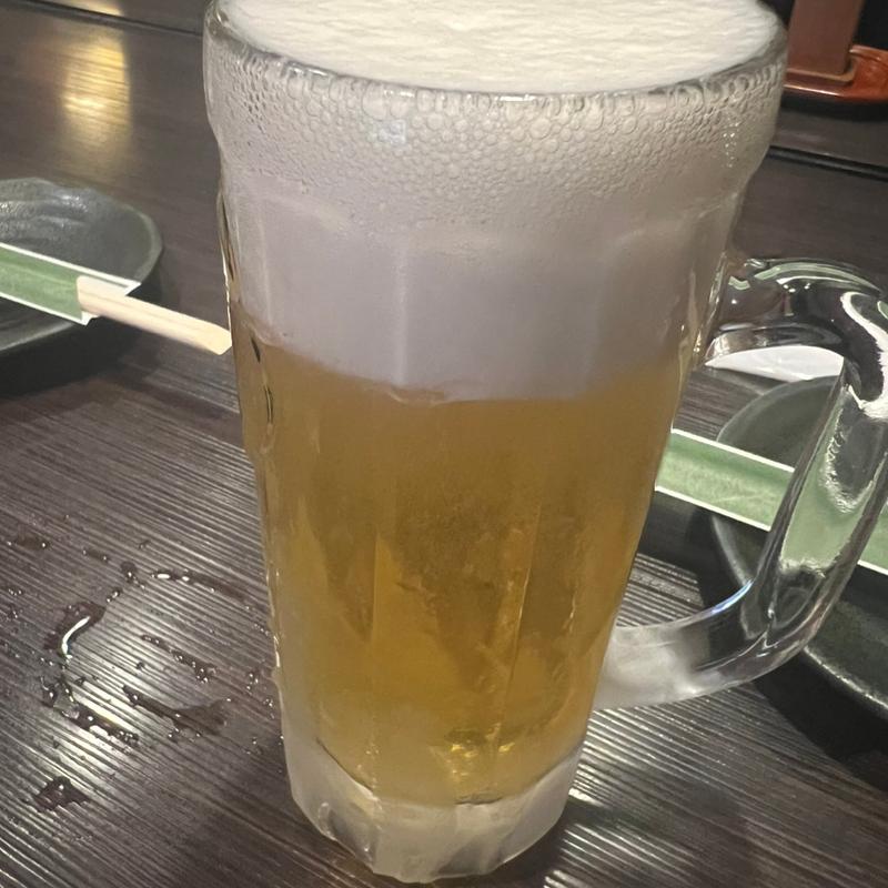 生ビール(焼き鳥居酒屋 酉吉 代々木上原)