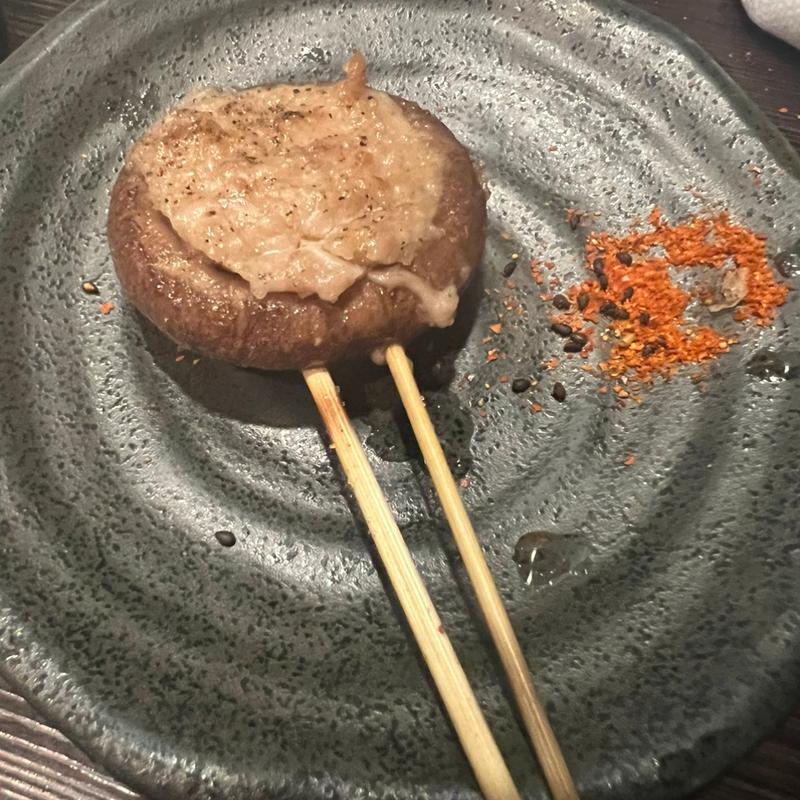 肉詰め椎茸(焼き鳥居酒屋 酉吉 代々木上原)