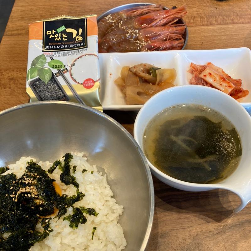 カンジャンセウ定食(パクシクタン)