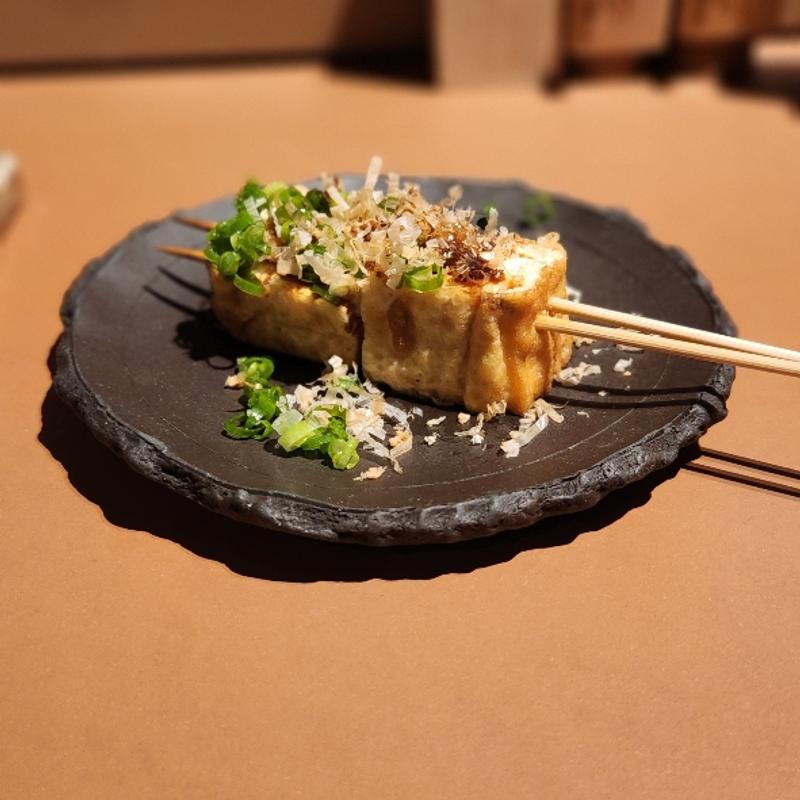 厚揚げ 鳥節かけ(やきとり南)