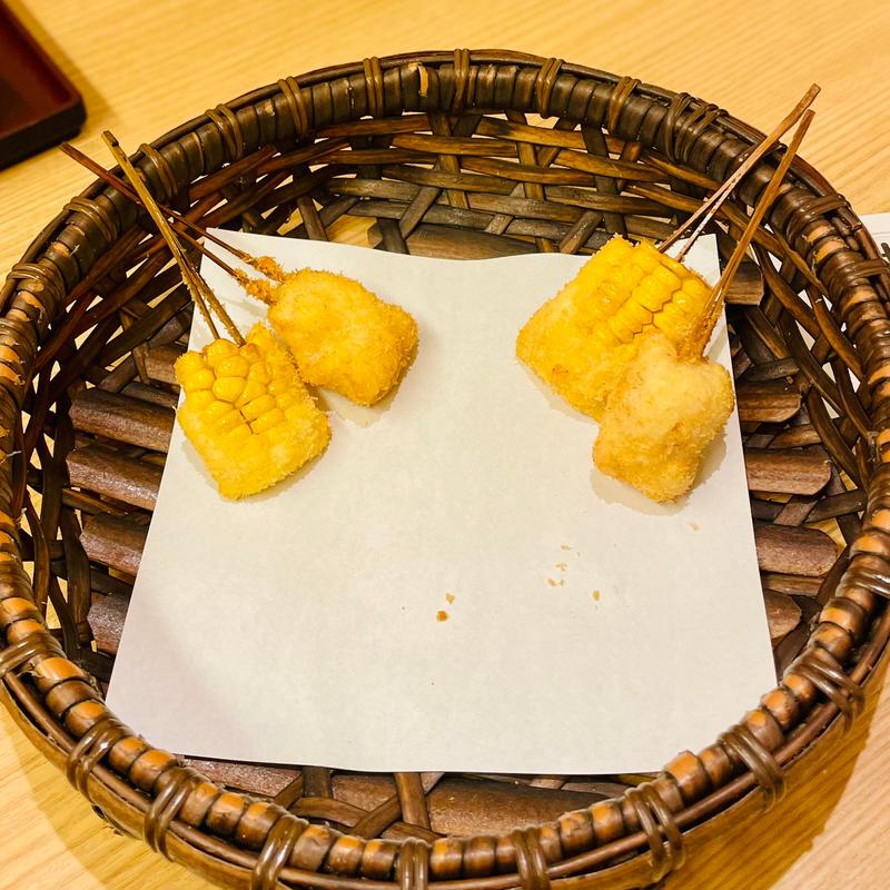 おまかせ　とうもろこし・夏ダラと青柚子(串亭 ルミネ池袋)