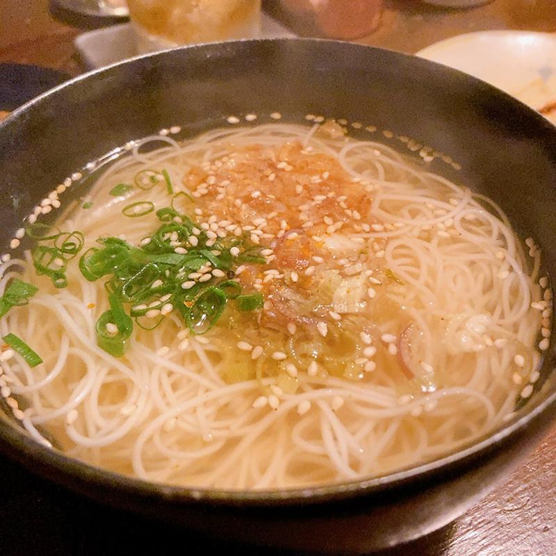にゅうめん(ヤキトリ ニッタン)