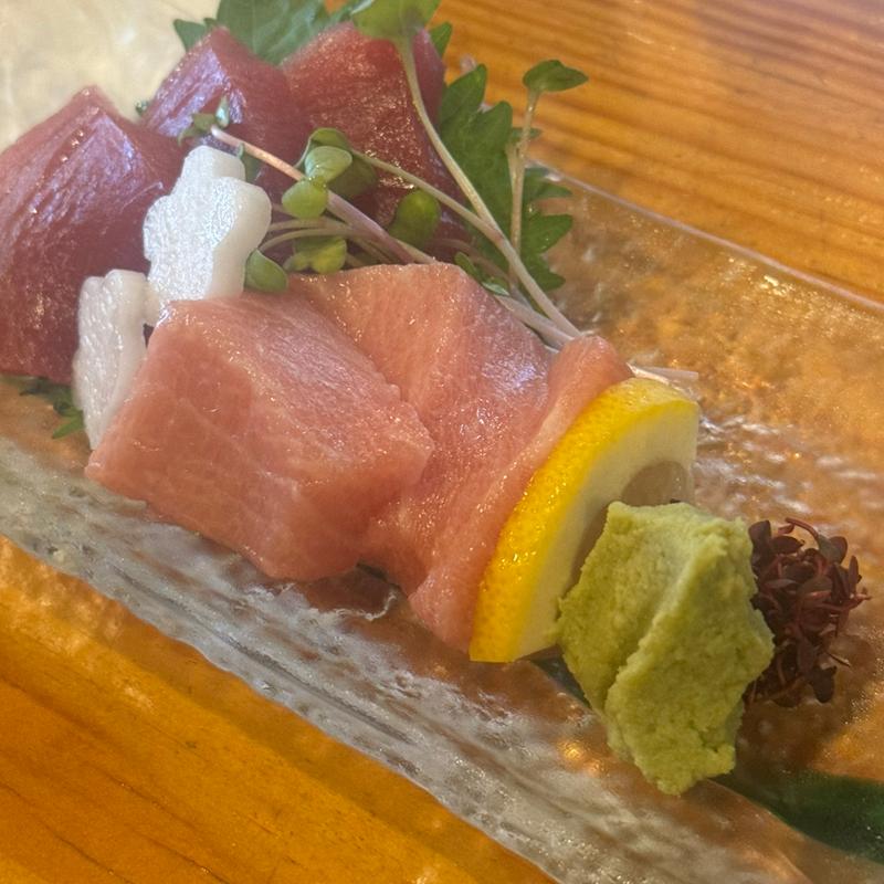 まぐろ2種盛り(道頓堀 酒処 喜多蔵)