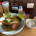味噌ラーメン　半ライス
