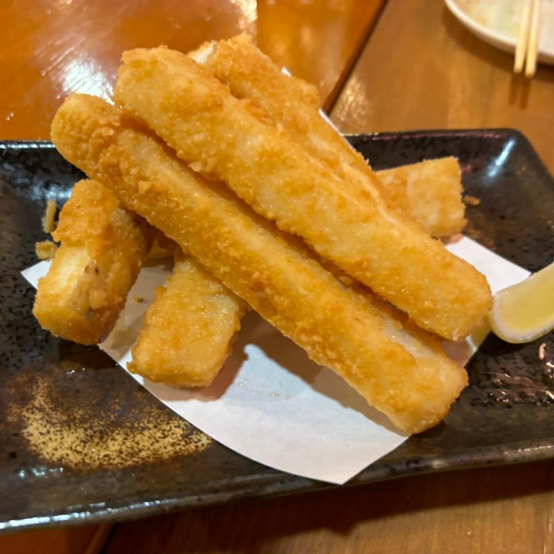 長芋唐揚げ(魚の平田屋 中野坂上駅前店)