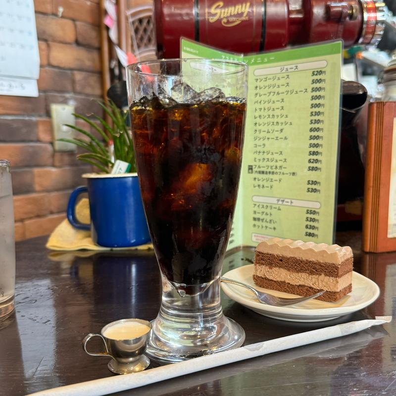 ブレンドコーヒー(ice)(ハセ珈琲店)