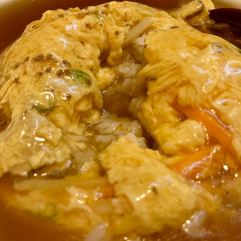 天津飯餃子セット(珉珉 桃山店 （みんみん）)