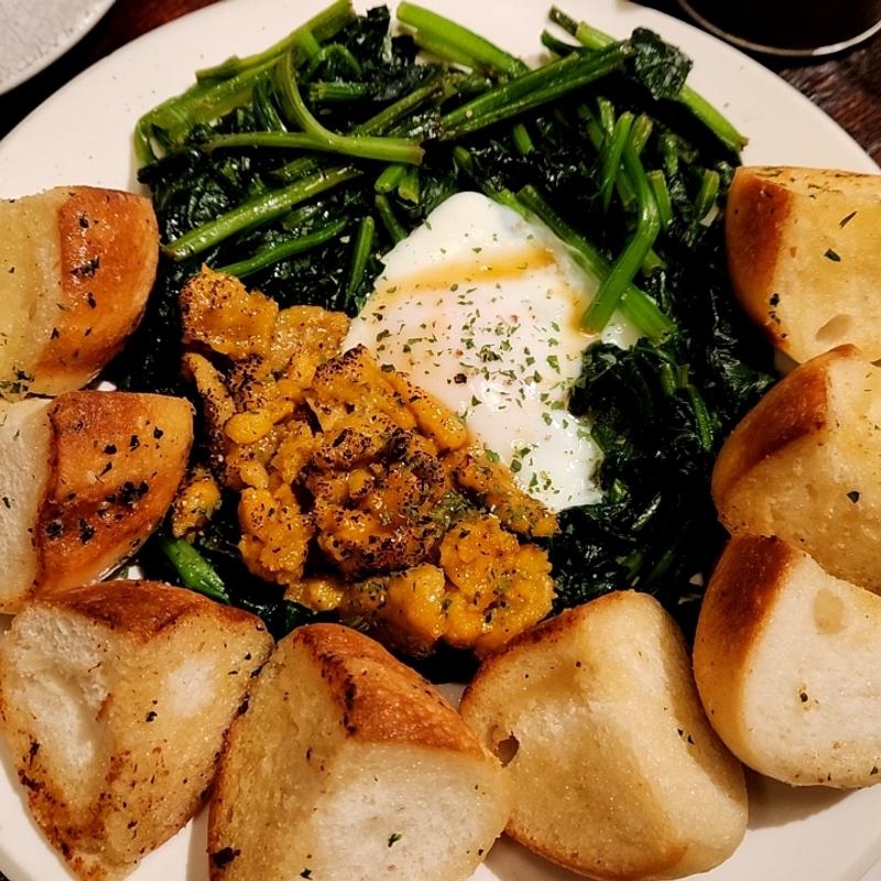 広島名物 ウニホーレン(TEPPAN DINING BY THE WAY)