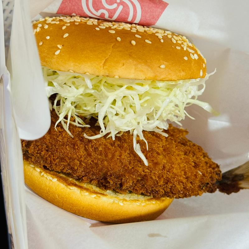 アジフライバーガー(ドムドムハンバーガー 岡南FC店)