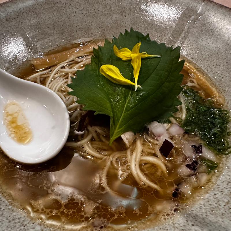 松葉蟹の蕎麦(与しおか)