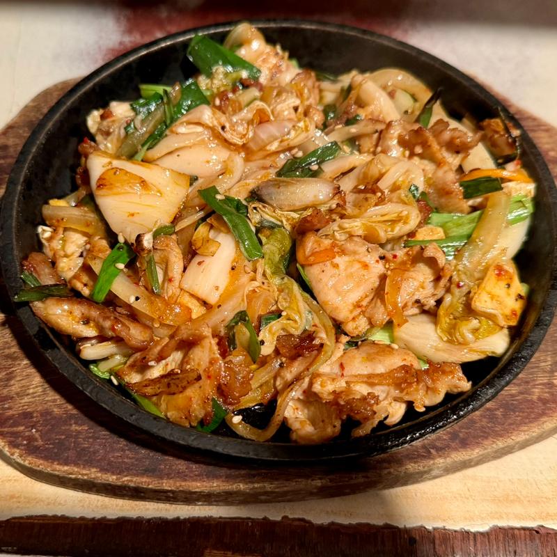 豚キムチ炒め(やきとり酒蔵 庄助本店)