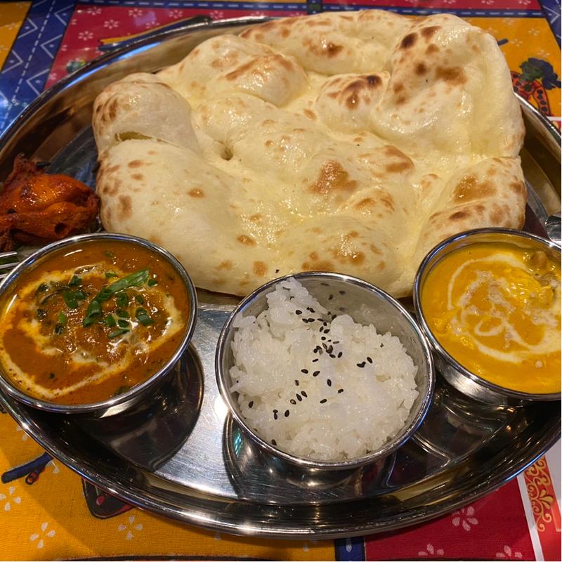 2種のカレーセット(スビ マハル )