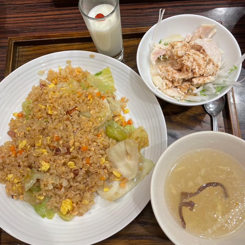 鮭レタス炒飯ランチ(上海常ゆめタウン広島店)