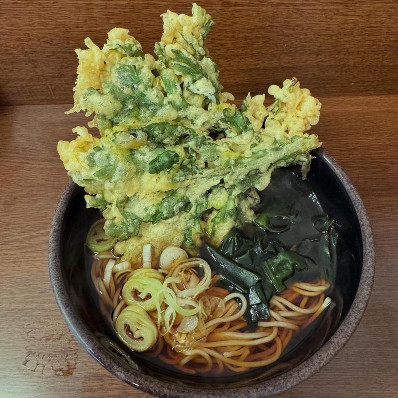 春菊天そば(そば処 味の里)