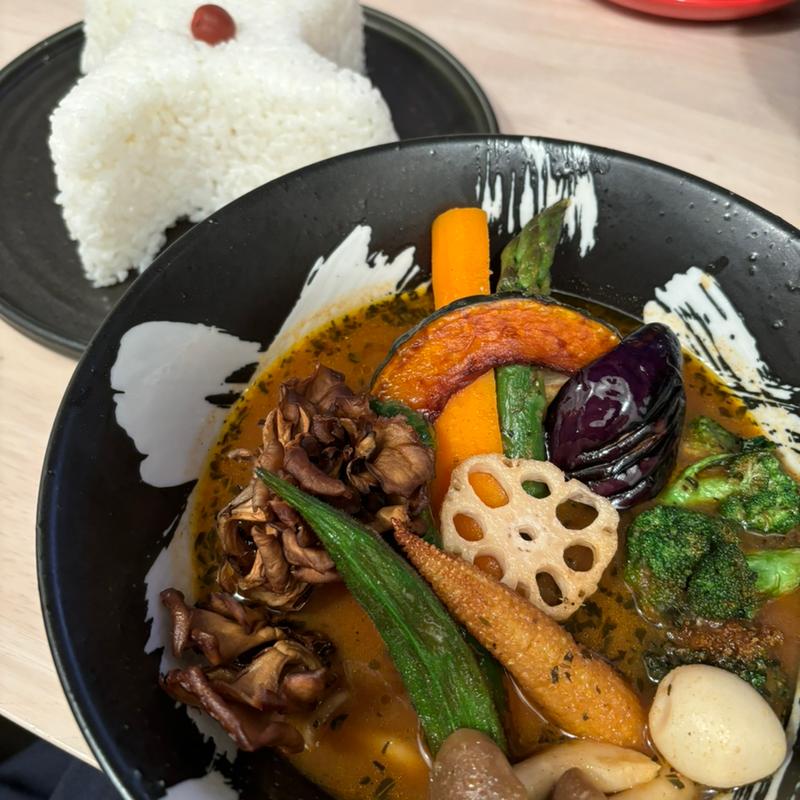 ベジタブル　スープカレー(薬膳スープカレー忍者)